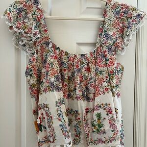 FARM Rio Multicolor Floral Blouse
